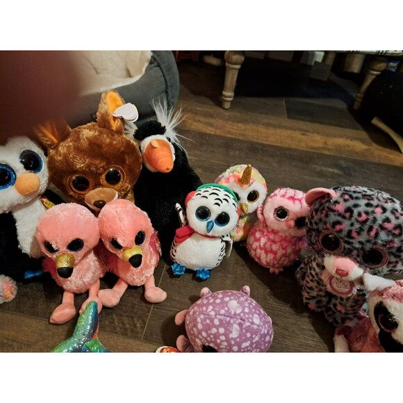 Stuffed animal, stuffie, TY Beanie Boos - KIPPER Brown Kangaroo 21 TOTAL - Picture 7 of 10